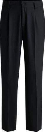HUGO BOSS Flips 251X Broek - Heren - Straight fit broeken - Zwart - L - Leer - Broeken