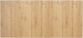 NATYAL Cabecero de cama de madera maciza en tonos claros 140x75cm