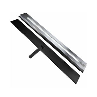 Dmora Dmora - Quemador Airole, Hornillo, Elemento Calefactor, Incinerador, Made In Italy, 11x90 H5 Cm, Negro Y Plata