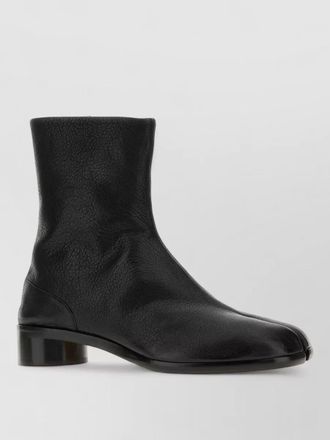 Maison Margiela leather tabi ankle boots block heel