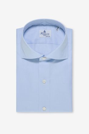 Finamore Hemd mit Cutaway-Kragen aus Baumwolle