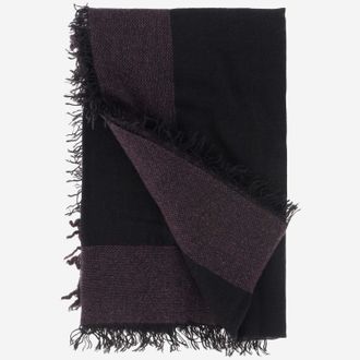 Faliero Sarti Womens Isadora Scarf Purple Virgin Wool Scarfs