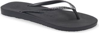 Malvados Playa Flip Flop in Onyx at Nordstrom, Size 10