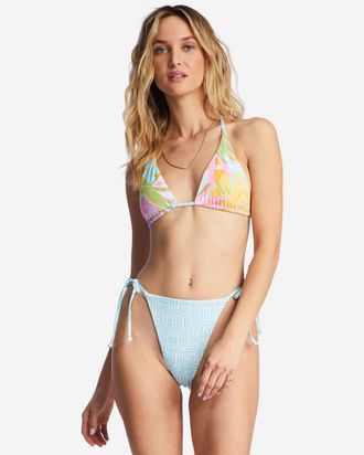 Billabong Triangel-Bikini-Top BILLABONG Dreamland Rev Multi, Damen, Gr. M, Cup B, bunt (multi), 84% Polyester, 16% Elasthan, Bikini-Oberteile Triangel-Bikini-To