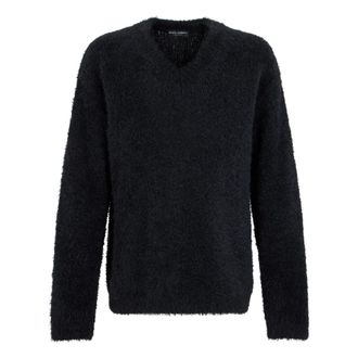 Dolce & Gabbana Maglione con scollo a V - - Knitwear - Uomo - Blu - S