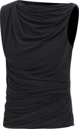 Entire studios Drape Tank - Dames - Tops zonder mouwen - Zwart - L - Tops
