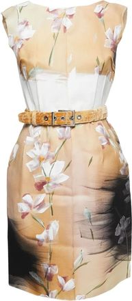 Dolce & Gabbana Abito con stampa a fiori - Toni neutri