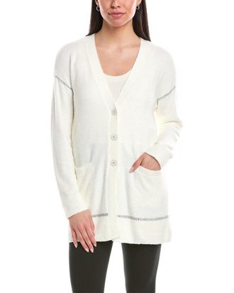 Barefoot Dreams Cozychic Lite Contrast Stitch Cardigan