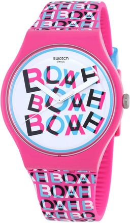 Swatch Love & Blah Quartz White Dial Unisex Watch SO29Z156