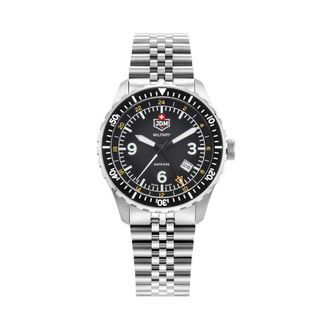 JDM Military Wingman Black Dial Mens Watch JDM-WG028-03