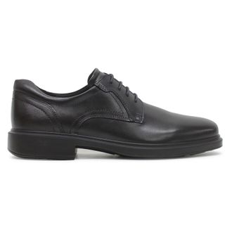 Ecco Ecco Helsinki 2 500164 Leather Mens Lace Up Trainers - UK 10.5-11 - US 11-11.5 Men - EU 45 - Black - Size:UK 10.5-11