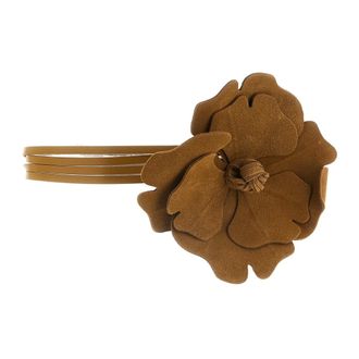 Pinko Cintur&oacute;n Flower - Accessories - Mujer - Marr&oacute;n - M