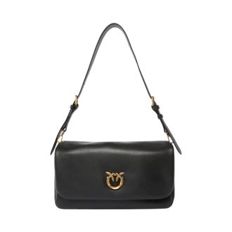 Pinko Love Bag Click Soft - Dames - Schoudertassen - Zwart - ONE Size - Tassen