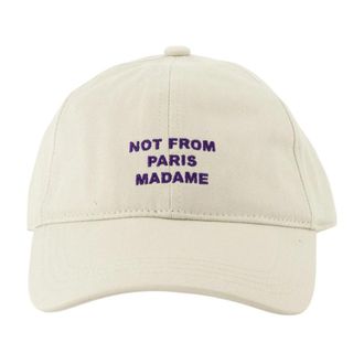 Dr&ocirc;le de Monsieur Slogan Cap - Heren - Petten - Beige - ONE Size - Katoen - Accessoires