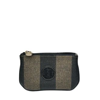 Fendi Pre-owned Vintage Kaarthouder - Dames - Pre-owned - Zwart - Maat: ONE Size Leer