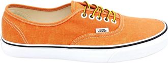 Vans Gewassen Canvas Veters Rubberen Zool Schoenen - Heren - Sneakers - Oranje - 41 EU - Schoenen