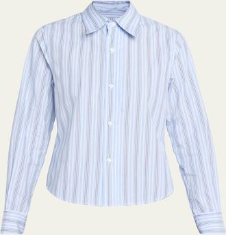 WE-AR4 The Rebel Striped Wool Shirt