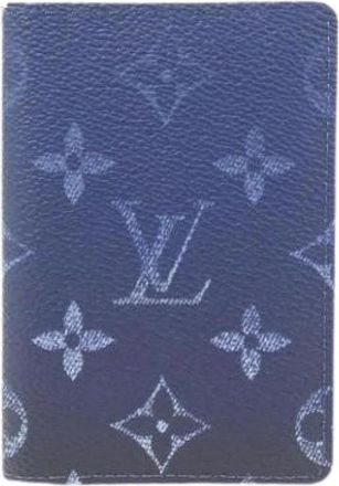 Louis Vuitton Pre-owned Business card case - Heren - Vintage Accessoires - Blauw - ONE Size - Vintage