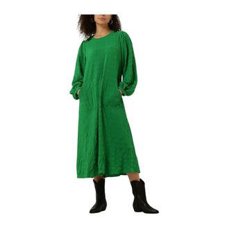 Lollys Laundry Lucas Jurk - Dames - Casual kleedjes - Groen - S - Kleedjes