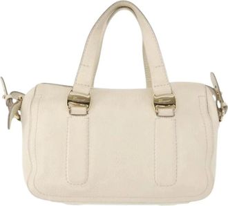 Ferragamo Pre-owned Handbags, female, White, Size: ONE SIZE Pre-owned Handbag