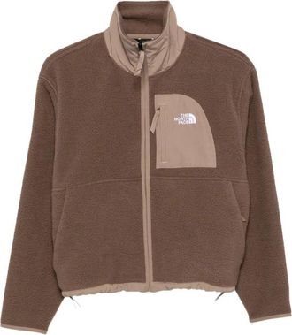 The North Face Yumiori Off Peak Full Zip Jacket - Dames - Fleece jassen - Bruin - M - Polyester - Fitness