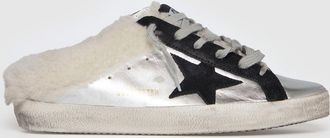 Golden Goose Baskets Super-Star Silver/Black/Beige