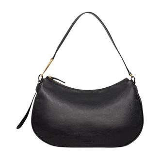 Twinset Tassen, Dames, Zwart, ONE Size, Leer, Hobo Bag
