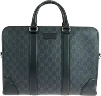 Gucci Pre-owned Canvas gucci-bags - Heren - Vintage Handtas - Zwart - ONE Size - Vintage