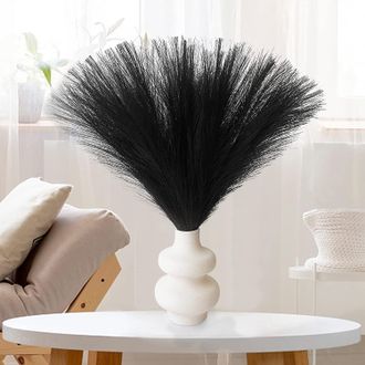 OEM 30 Ramos Artificiales De Hierba De La Pampa Negra, De 55 Cm, Para Decoraci&oacute;n Bohemia, Sala De Estar Y Bodas