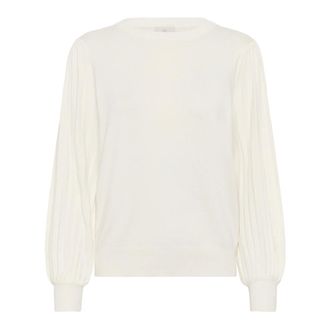 Kaffe KAlone Gebreide Pullover - Dames - Truien - Wit - Maat: XL Viscose