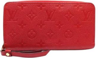 Louis Vuitton Pre-owned Canvas Portemonnee - Dames - Vintage Clutch - Rood - ONE Size - Vintage