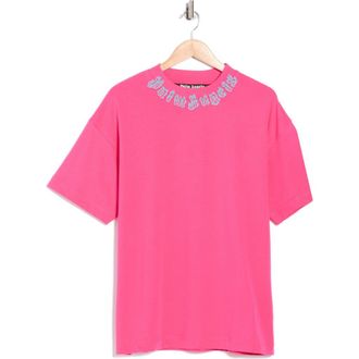 Palm Angels Logo Graphic T-Shirt in Fuchsia at Nordstrom Rack, Size X-Large