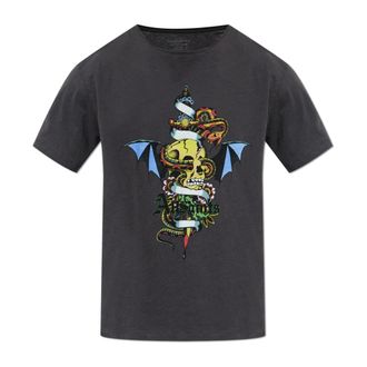 AllSaints T-Shirts, male, Black, Size: XS Sabre Graphic T-Shirt