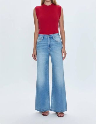 Pistola Denim Jadyn Low Slung Palazzo Jeans In Major