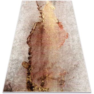 RugsX Rugsx - Alfombra Lavable Miro 52101.801 Abstra&ccedil;&atilde;o Antideslizante - Beige / Oro Beige 120x170 Cm