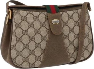 Gucci Pre-owned Cross Body Bags, female, Beige, Size: ONE SIZE Pre-owned Vintage Shoulder Bag