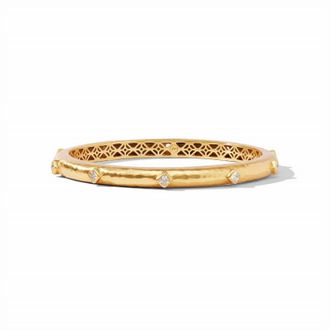 Julie Vos Womens Noel Stone Bangle In Gold