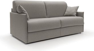 Divani.Store Sof&aacute; cama convertible en tela impermeable 149 cm taupe