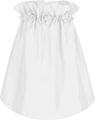 Bernadette White Floral Applique Theodore Dress Size XXS