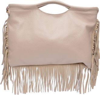 Isabella Rhea Beige Rundleer Tas