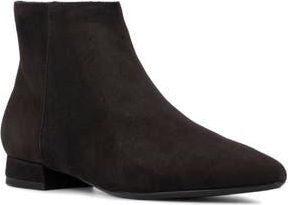 Aquatalia Prisilla Pointed Toe Weatherproof Zip Bootie in Truffle at Nordstrom Rack, Size 7