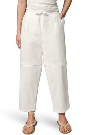DKNY Paper Poplin Pants in Cream at Nordstrom, Size X-Small