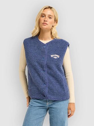 Billabong Be Happy Fleece Gilet blu