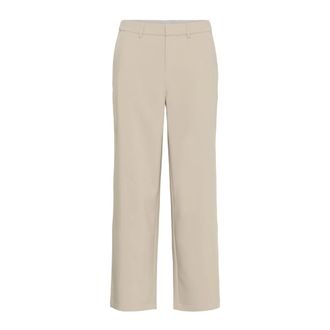 Cream Dames, Broeken, Grijs, Maat: M L32