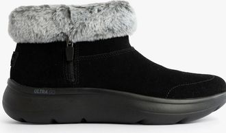 Skechers Womens Skechers ON-THE-GO ENCORE - SNOW-CAPPE Womens Boots Black/Gray - Size: 4.5
