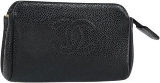 Chanel Pre-owned Clutches, female, Black, Size: ONE SIZE Pre-owned Clutch