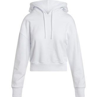 Electric Yoga French Terry Hoodie in White at Nordstrom, Size X-Large