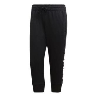 adidas (WMNS) adidas Essentials Linear 3/4 Pants Asia Sizing Black DP2397