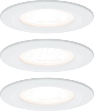 Paulmann Nova Kit 3 Focos Empotrables Blanco Opal