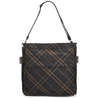 Burberry Check In Shadow Trench Tote Bag